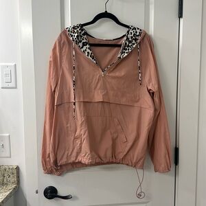 Pink windbreaker